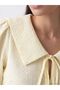 Lcw Everyday Yellow Baby Collar Plaid Blouse - 3