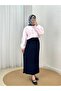 Lodos Side Zipper Pleated Skirt-Pa0202 Navy Blue - 2