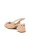 Beige Women's Heeled Shoes - 4