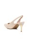 Beige Women's Heeled Shoes - 4