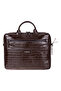 Mocha Croco Genuine Leather 13-14 Inch Macbook/Laptop Bag - 5