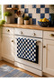 Decorative Digital Printed Fabric Oven Cover and Ornament Kitchen Decor (Sk-Fö-59) - 2
