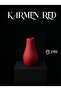 Premium - 13cm Tall - Decorative Dry Flower Vase - Hand-Painted Craftsmanship