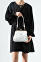 White Scholarship 4-Compartment Soft Leather Women's Crossbody and Shoulder Bag - 3