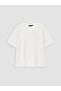 Southblue White Crew Neck Textured Men's T-Shirt - 5