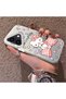 iPhone 16 Compatible Hard Acrylic Back Silicone Edge Lens Protection Case - 3