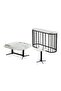 Elmont Center table Ceramic Multifunctional Living Room Table Space Saving Modern Design Furniture - 5