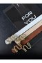 4-Pack Snake Buckle Women's Trouser Belt, Jacket Belt, Dress Belt, Shirt Belt - 4