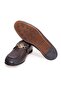 Brown Laceless Genuine Leather Leather Sole Men's Shoes - 3