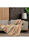 slh shop CONCEPT SoftMicro Boho غطاء أريكة من الألياف الدقيقة بنمط عرقي وبطانية تلفزيون، شال للأريكة