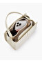 Textured Shoulder Bag with Detachable Strap - 7