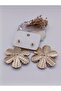 Colorful Daisy, Hanging Straw Earrings - 4