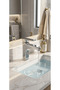 Lavabo Bataryasi Chrome Luxury Heavy Body Brass Bathroom Water Saving On/Off with 2 Year Warranty Square Hot Cold Silver Gray - 5