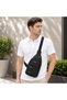 Men's Sling Bag Crossbody Chest Bag, Water Resistant Shoulder Bag with Adjustable Strap, Lightweight Travel Bag - 5