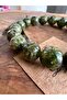 Peridot (Zebercet) Natural Stone 11 mm Sphere Cut Bracelet