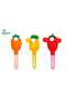 3 PCS Kids Bubble Fan Toy with Built-in Bubble Solution, Handheld Bubble Blower for Indoor & Outdoor Play