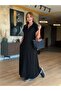 Timeless Everyday Elegance |   Women's V-Neck Comfortable Fit Maxi Viscose Dress with Pockets - 3