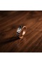 Copper Black and White Modern Patterned Adjustable Ring - 8