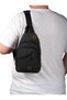 Multi-Compartment Crossbody and Backpack with USB Port, Black - 7