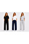 3-Piece Women's Sweatpants and Top Set, Comfortable, Lightweight and Breathable Fabric Combination - 2