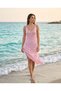 Asymmetrical Cut Side Gathered Detailed Knitwear Beach Dress, Pareo