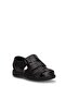 Elit 26Ysled180C Men's Genuine Leather Flat Sandals Black - 4
