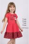 100% Cotton Girl's Red Leopard Patterned Dress |   Summer Comfort Series for Ages 5-8 - 5
