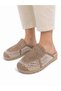 Women's Straw Knit Daily Travel Slippers Lightweight Comfortable Slippers