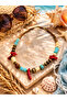 Bohemian Calypso Coral Beaded Summer Necklace - 2