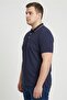 Men Regular Fit Short Sleeve Brand Logo Polo Shirt, Indigo - 3
