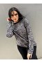 Women's Leopard Pattern Cotton Lycra Blouse