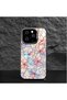 15t Pro Compatible Silicone Edge Hard Back Case Couple Phone Case with Floral Pattern - 5
