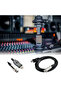 كابل USB 2.0 إلى XLR للميكروفون، كابل محول USB إلى XLR بطول 3 أمتار - 5