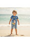 Children's cotton printed light blue color 2-piece set cb1052 - 5