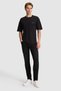 Men's Black Comfort Fit Crew Neck T-Shirt 50326949-Vr046 - 4