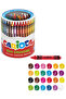 Carioca Wax Washable Pastel Crayons 50Pcs