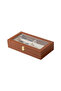 6-Piece Leather Eyewear Box with Glass Covers – Eyewear Storage and Collection Box - 2