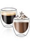 Best-Encounter 6 Pieces Double Wall Glasses Coffee Cup, Medium 250ml, Unknown, Transparent - 3