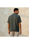 Men Regular Fit Camp Collar Short Sleeve Linen Blend Shirt - 3