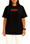 Oversized Maigret Foreign Series Chest Printed Unisex T-Shirt - 2