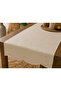 Bohemian Style Linen Scallop Hole Vintage Table Runner