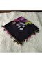 Handmade Needlework Writing, Scarf, Yemeni, Mevlit Cover, Head Cover, 4 Sides Embroidered, 100% Cotton, 100*100cm