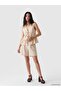 Tied Linen Blend Women's Vest (S6) - 2