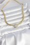 Ezme Chain Model Zircon Stone Vip Series Gold Color Women's Necklace - 2