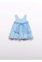 Mayoral Abel Lula Baby Girl Tulle Floral Evening Dress Blue - 3