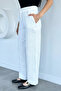 Gray Women's Waterway Patterned Elastic Waist Trousers - 3