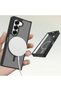 Galaxy Z Fold 6 Case Magsafe Camera Raised Silicone Matte Anti-Fingerprint Tkng - 4