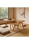 Modern Nesting Coffee Table Set of 3 Wooden Round Side Tables, Space Saving Scandinavian Design, Durable Solid Wood Legs, Multi Purpose Living Room Furniture for Home, Office, Bedroom and - 2
