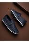 100% Genuine Leather Orthopedic Men's Comfortable Summer Moccasins with Holes for Air Circulation, Non-Tiring Shoes New S - 2