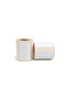 5 Pieces 50 X 30 mm White Plastic Thermal Label 230 Pieces White - Compatible with Phomemo m Series Models. - 3